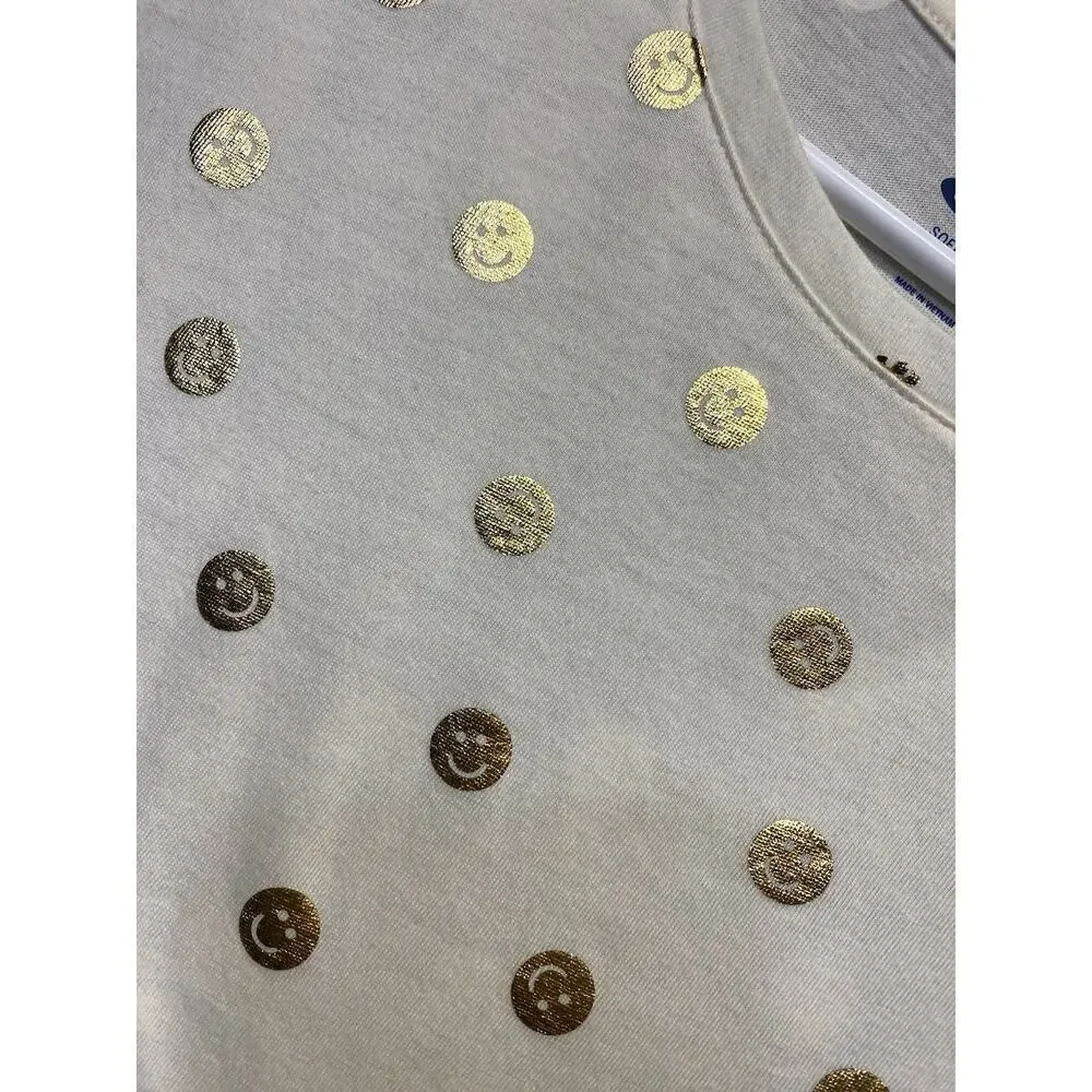 Old Navy Girls Plus Softest Smiley Face Tee XXL 18 NWT